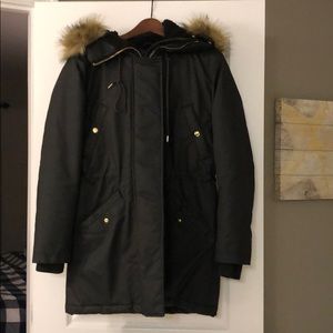 J. Crew perfect winter parka size Small